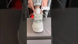 jordan retro 4 shoes lace styles(Best Way) #lace #tutorial