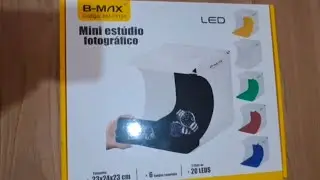 Mini Estudio fot&oacute;grafo B-Max LED 