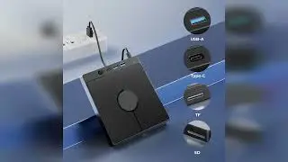 Review: External Blu Ray Drive 7in1, Portable Blueray/DVD Drive for PC with USB 3.0/Type-C/SD/...