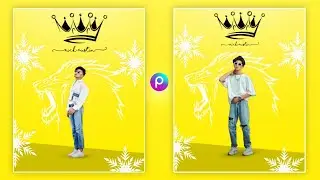 PicsArt - New King Creative Photo Editing Tutorial|PicsArt Photo Editing|Fed Editz