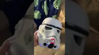 Star Wars Storm Trooper helmet from Amazon! Let&rsquo;s goooo