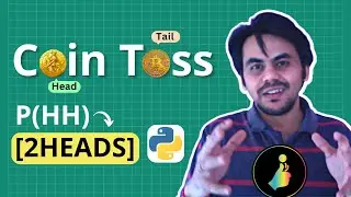 Probability of Exactly 2 Heads in 10 Coin Tosses Using Python Simulation