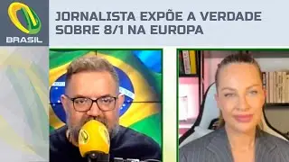Jornalista Karina Michelin expõe, na Europa, injustiças contra patriotas do 8 de janeiro