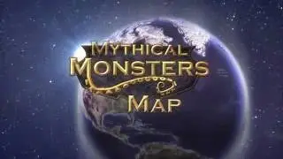 Mythical Monster Map Trailer - Prints Featuring Monsters of the World