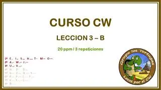 GRUPO LOS TORTUGAS - CW - LECCION 3-B