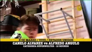 Canelo ALVAREZ - Interview Pre ANGULO - MGM LV - 8 mar 2014