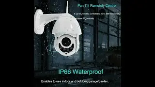 1080P WIFI IP Camera Wireless Outdoor CCTV HD PTZ Smart Home Security IR Cam