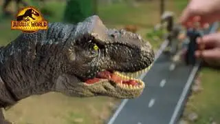 Jurassic World Tyranozaur Niszcz i pożeraj | Jurassic World | Mattel Po Polsku    | AD