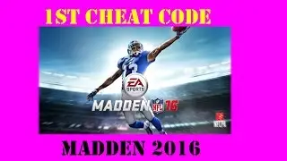 Madden 16 First Cheat Code!