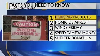 KRQE Newsfeed: ABQ housing projects, Downtown shooting, Windy weather, Speed camera money, Animal sh
