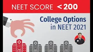 NEET 2021 Score (Less than 200) | MBBS College Options | Get Your Profile Based Counselling 🏥😨🎓