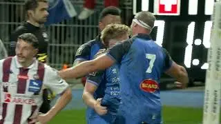 TOP 14 - Essai de Nathanael HULLEU (CO) - Castres Olympique - Union Bordeaux-B&egrave;gles