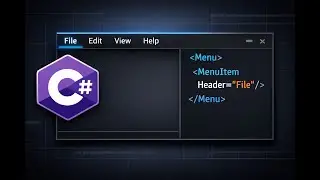 C# WPF &mdash; Как создать простое верхнее меню