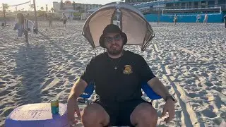 Experience beach days without sunburn with Minndudu Universal Chair Canopy