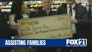 Компания Super One Foods собрала 162 000 долларов для программ Армии спасения.