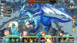 Kings raid starter team vs dragons lvl 70
