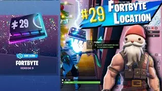 FORTNITE FORTBYTE #29 LOCATION - Found underneath the tree in Crackshot's Cabin