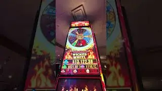 Wicked wheel 🎰 😳 can we win? #shorts #slot #casino #gambling #slots