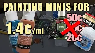 Pt1: Low-Cost Alternatives to Expensive Miniature Paints #shorts #minifigures #painting #warhammer