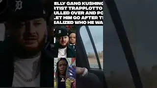 Police pulls &ldquo; Bellygang Kushington &ldquo; artist over and let&rsquo;s him go after realizing #atlanta  #rap 🔥