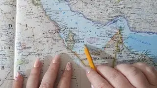 ASMR ~ Al Khor, Qatar History & Geography ~ Soft Spoken Map Tracing Google Earth