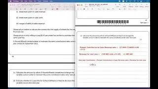 26.OCT 2022  IAL PEARSON EDEXCEL UNIT 2: Corporate and Management Accounting