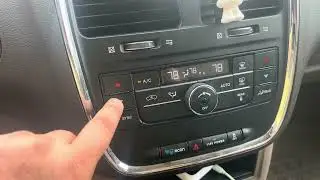 Jak ustawić poł&oacute;wki stopni w klimatyzacji Chrysler Town & Country Dodge Grand Caravan Lancia Voyager