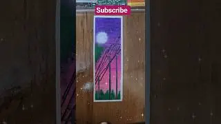 Mesmerizing Sunset Street Light Drawing 🌇 | Oil Pastel Scenery Art#art