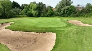 Golf Du Chateau D'avoise   drone aerial video   Ch&acirc;teau d'Avoise   Hole#04