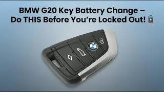 BMW G20 Key Battery Replacement: The FASTEST Way (No Tools!)