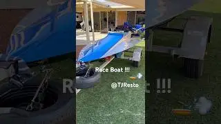 Race Boat drop deck wing boat #raceboat #mercuryracing #boat
