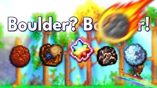 Exploring the Potential of Terraria's New Boulders in 1.4.5 (They are amazing!)