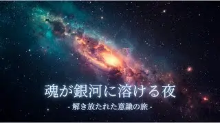 【睡眠用BGM】魂が銀河に溶ける夜｜心拍が遠ざかる意識の彼方｜深い眠りと癒しの宇宙へ｜Deep Space Sleep