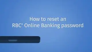 How to reset an RBC OLB Password