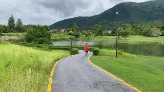 Toscana Valley, Khao Yai, Thailand. Running