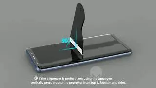 [Upgrade Full Adhesive] Tempered Glass Screen Protector for Samsung Galaxy Note 9 3D tutorials