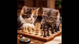 Two Little Kittens, Two Brilliant Chess Games ♟️🐱 003