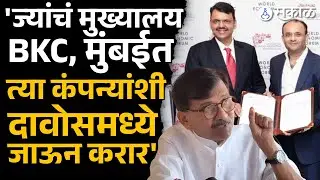 Sanjay Raut on Devendra Fadnavis: Davos औद्योगिक परिषदेवरुन राऊतांचा टोला | Satyajit Tambe
