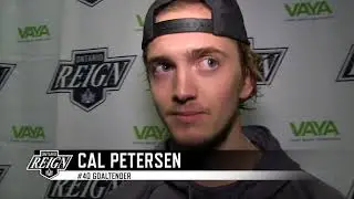Ontario Reign - Cal Petersen - Postgame 11/24/17