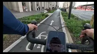 BIKE RIDE TO ROYAL VICTORIA DOCK LONDON - Quality 4K