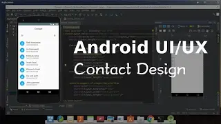Contact Design - Android UI Design