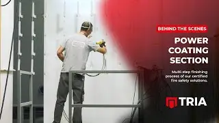 Behind the Scenes | TRIA Powder Coating Section