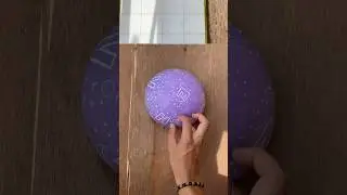 Experiment: Dropping purple, red and yellow water balloons from a height