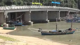 Bang Saphan, Fishing Pier in Thailand