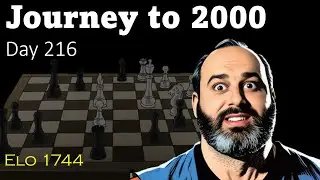 Journey to 2000 day 216: Reti | Chaotic, well there you go ;-)