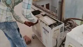 Voltas split AC DC compressor ko kaise check Karen || full video || compressor check #voltas #dc