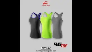 Plain Women Tank Tops. Spandex Sports
