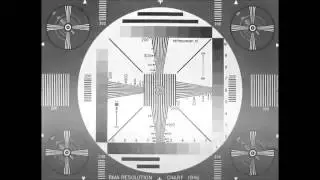 Oude NTS testbeeld uit de jaren 50 en 60