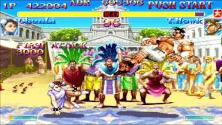 Hyper Street Fighter II (Xbox) Arcade Mode as Chun Li (Super Turbo)