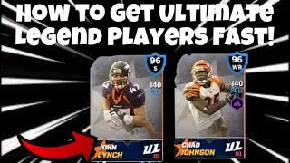 HOW TO GET 96+ ULTIMATE LEGEND PLAYERS FAST! Madden Mobile 21!
